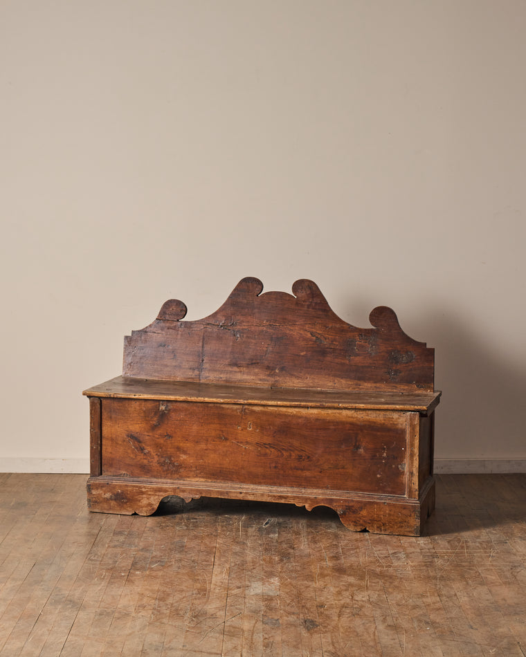 19th c. Italian Chest Bench