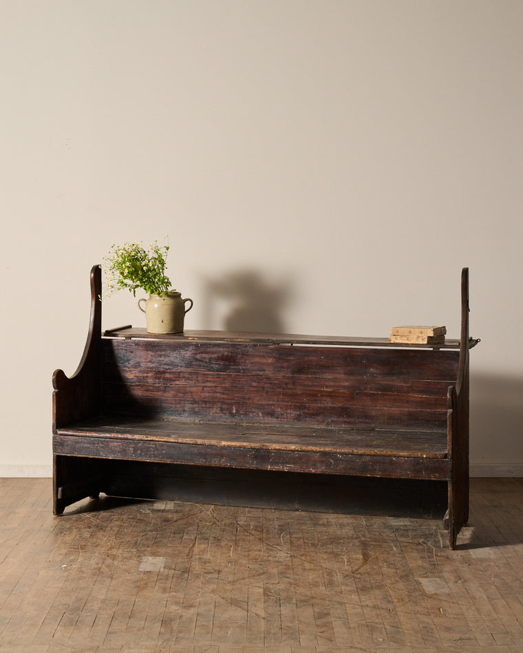 Rare 19th c. Spanish Bench