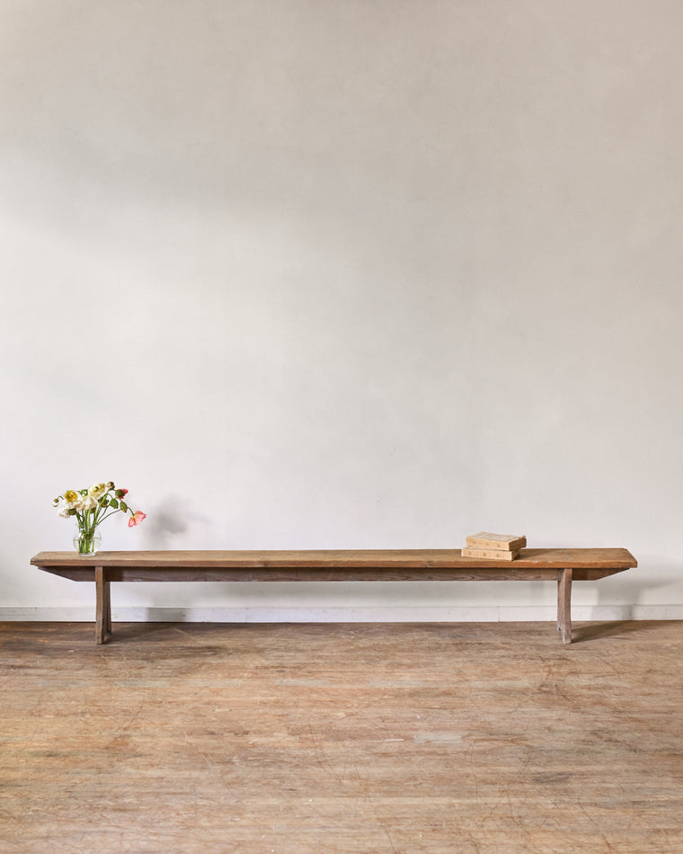 Long French Farm Bench