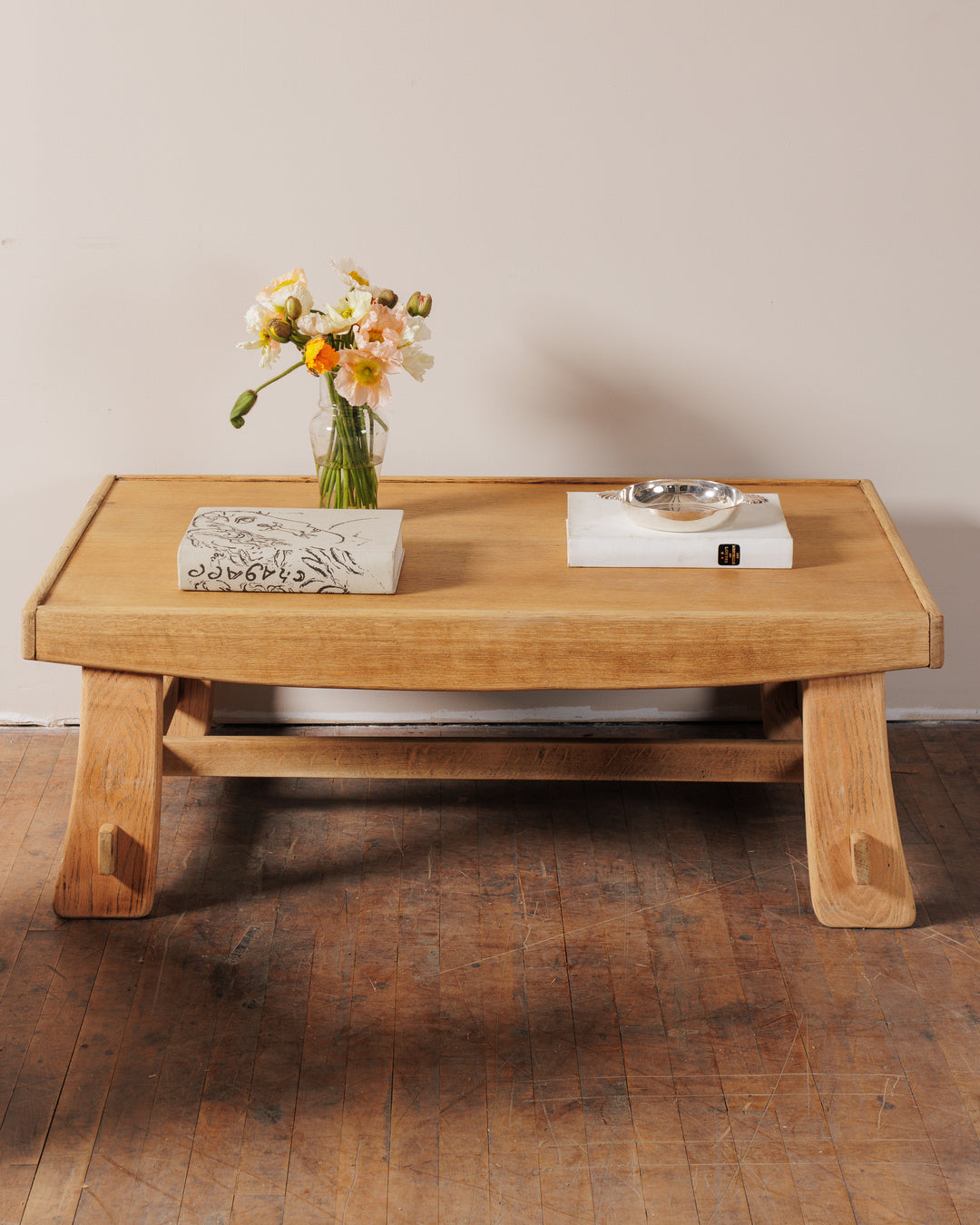 Vintage French Oak Coffee Table
