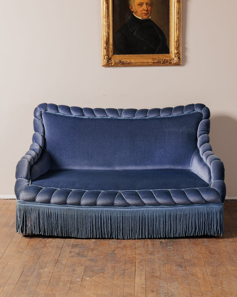 Napoleon III Cobalt Loveseat