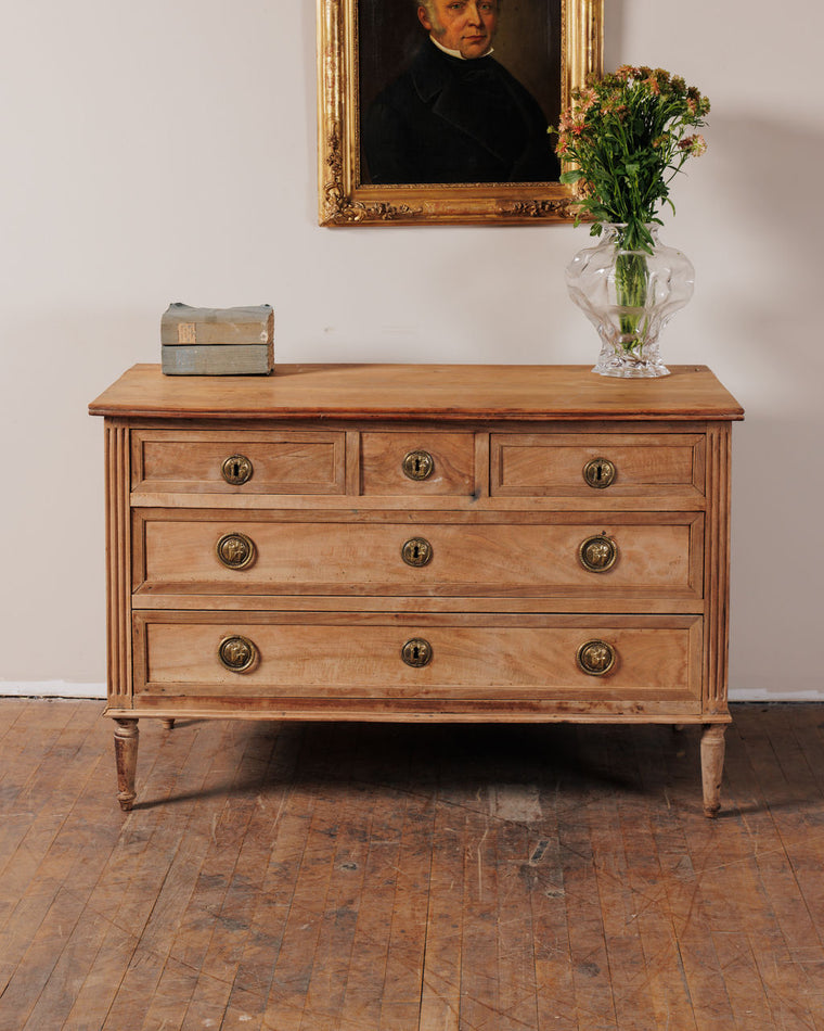 French Louis XVI Oak Commode