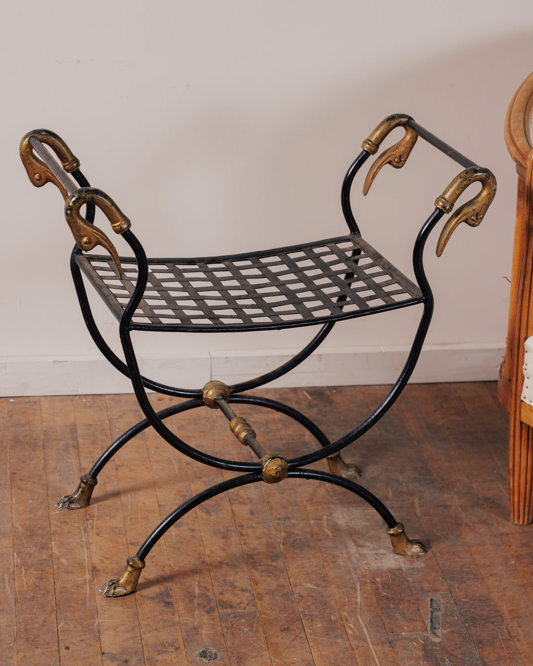 Maison Jansen Curulle Stool