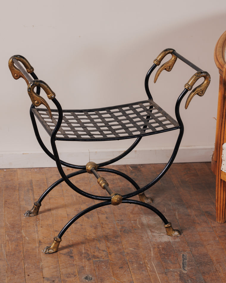 Maison Jansen Curulle Stool