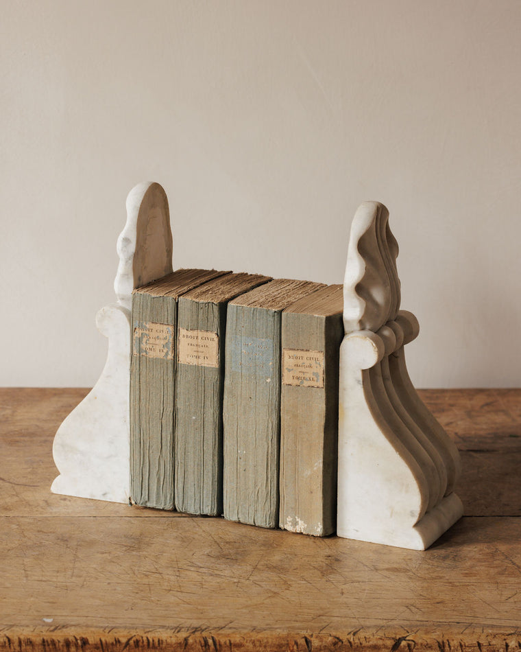 Marble Corbel Bookends