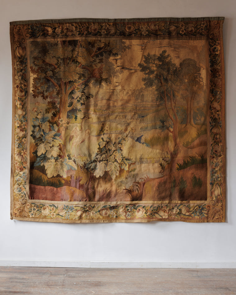 18th c. Tapestry - Herons