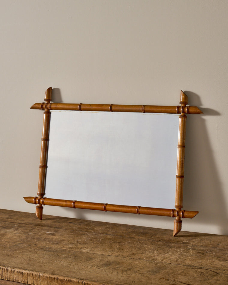 Faux Bamboo Mirror - I