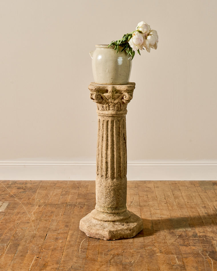 19th c. Cast Pedestal