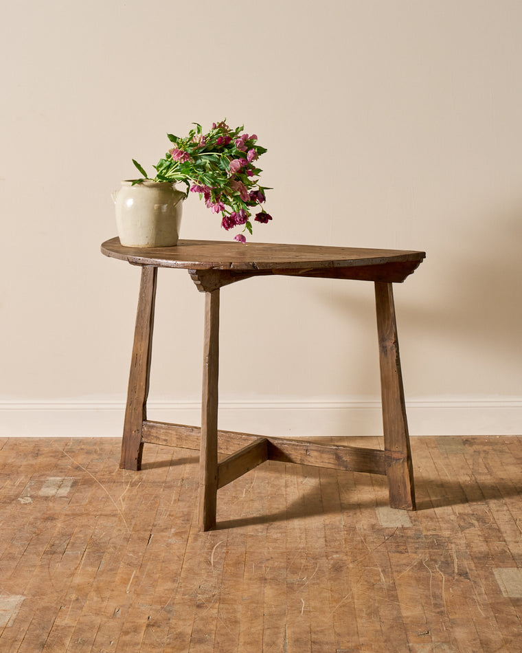 Spanish Demi Lune Table