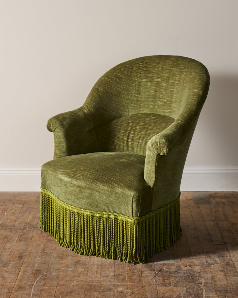 Napoleon III Green Armchair
