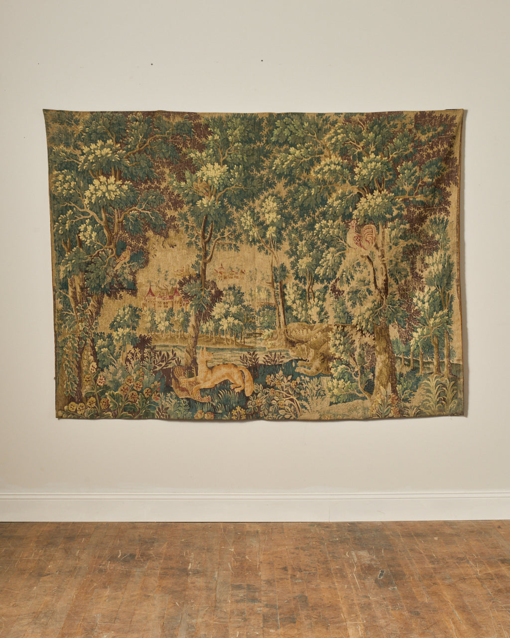 19th c Tapestry - Forêt de Lyons