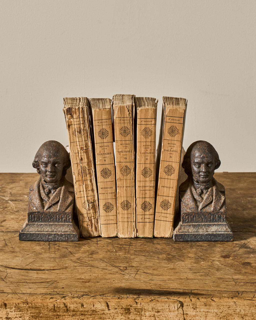 Monsieur Fireplace Cast Iron Bookends