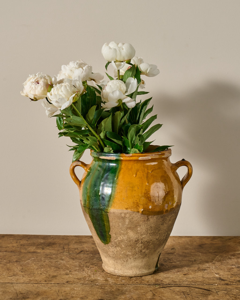 Rare Yellow & Green Confit Pot