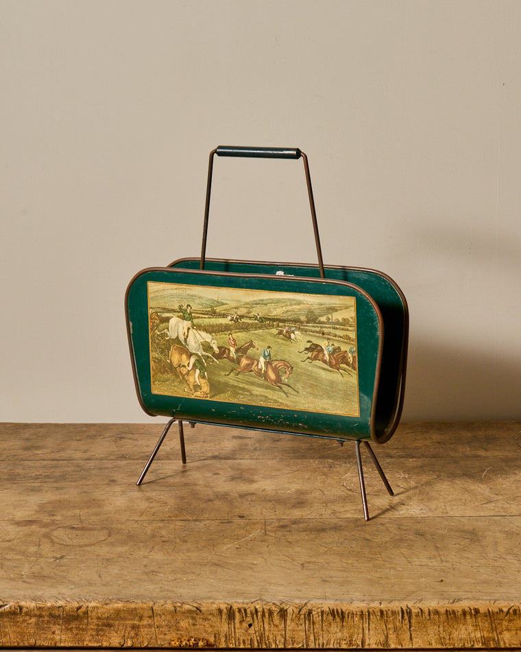Rare Cheval Magazine Holder