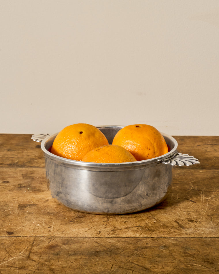 19th c. Silver Shell Dish
