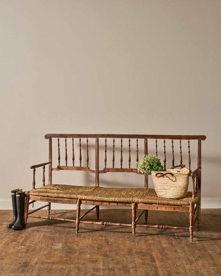 Provencal Rush Bench