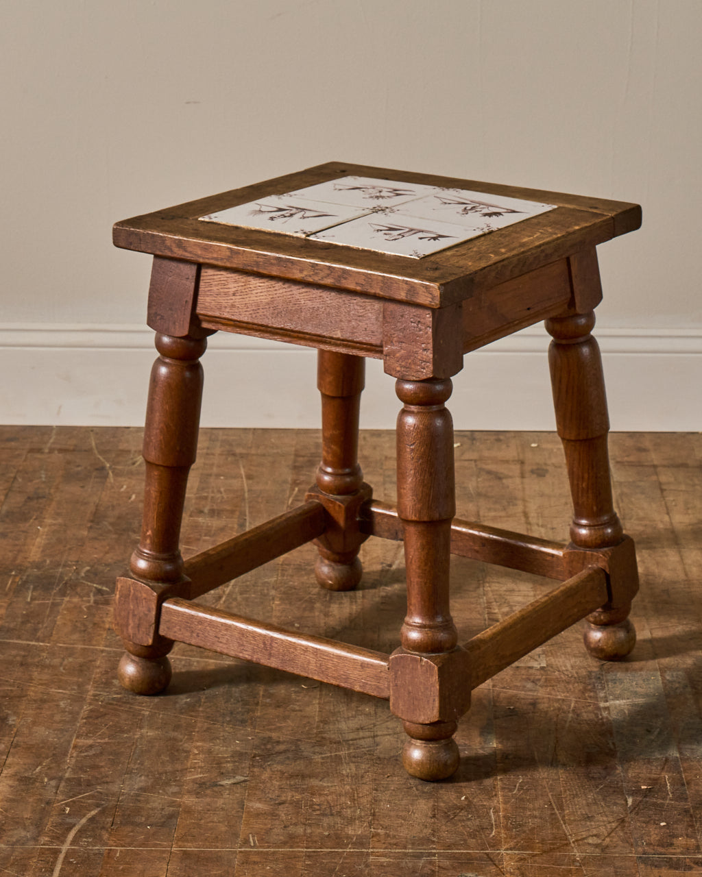 Delft Tile Side Table