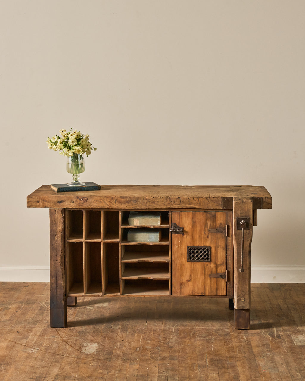 Rare Carpenters Restored Workbench