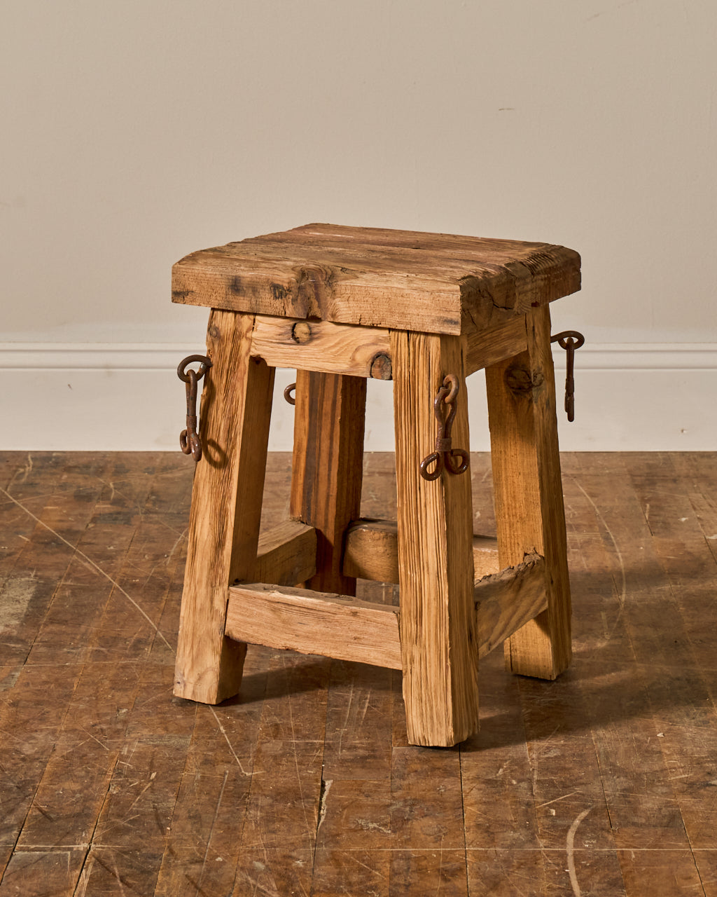 French Brutalist Stool