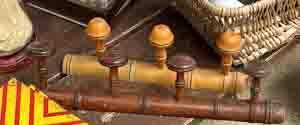Walnut Coatrack - Dark Wood