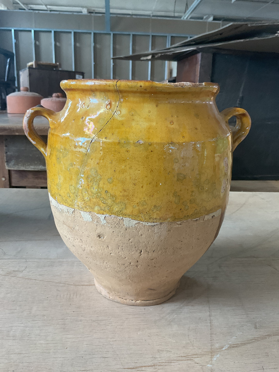 Yellow Confit Pot