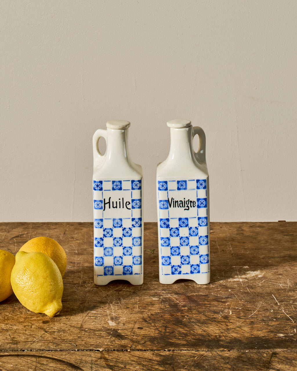 French Oil & Vinegar Canister Set