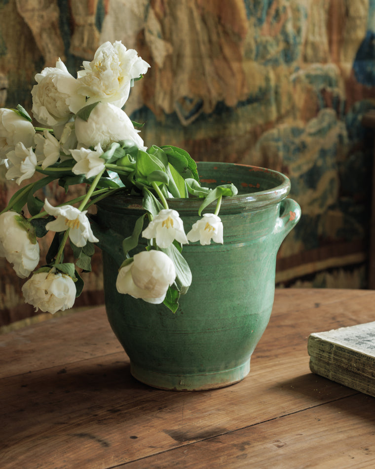 Rare French Green Planter