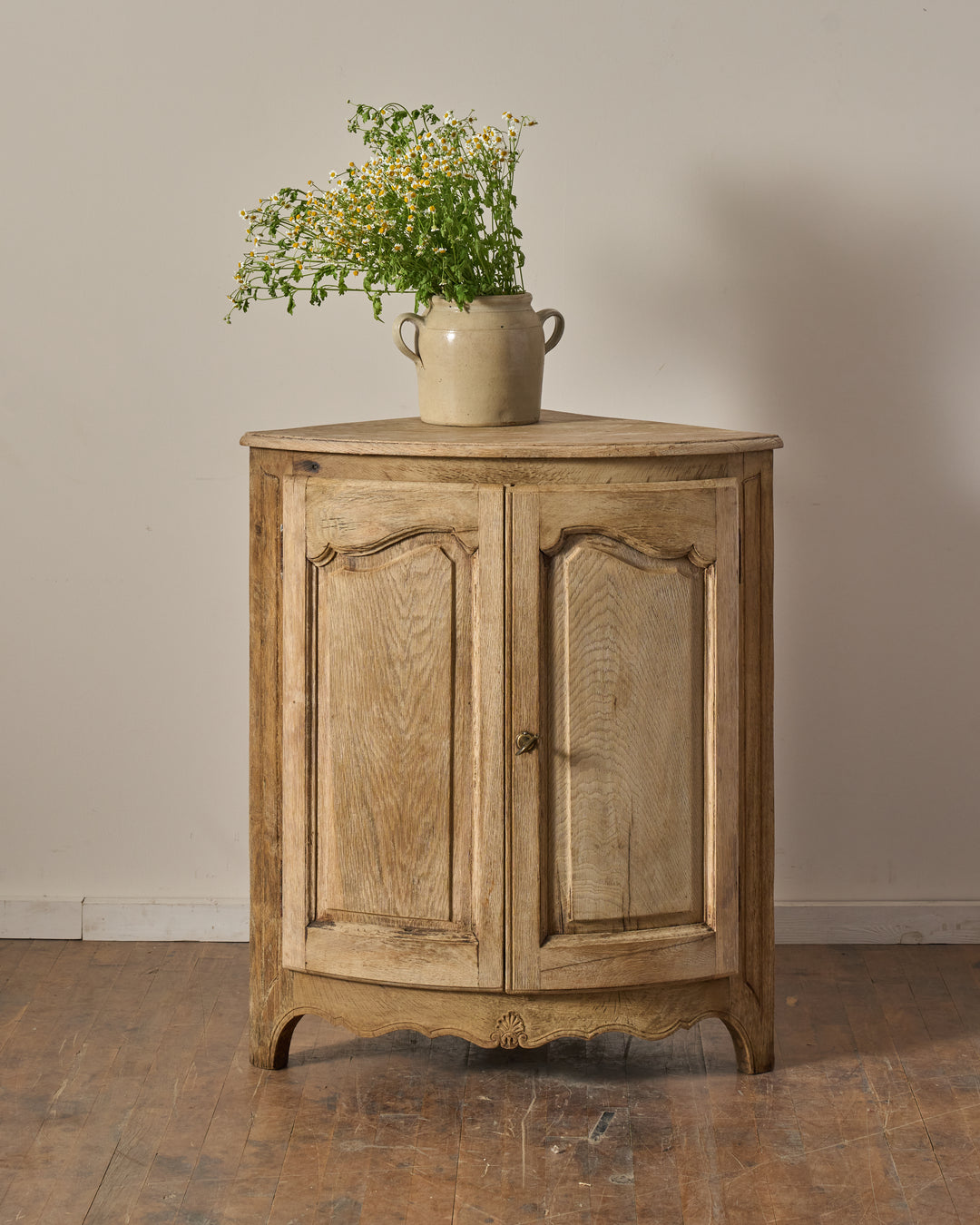 19th c. French Corner Cabinet