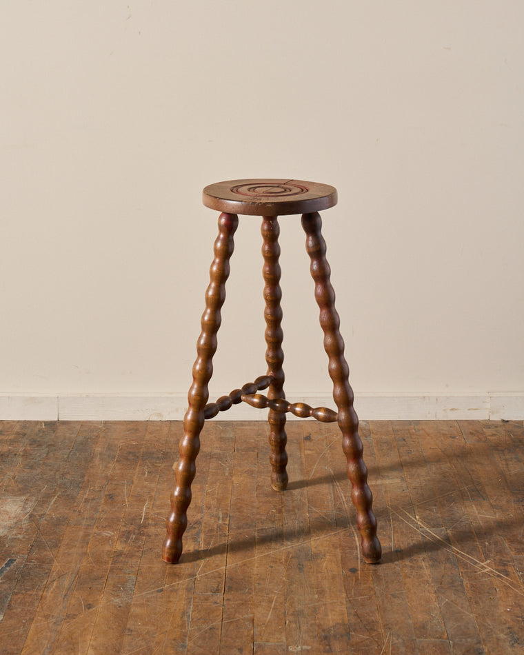 Tall French Bobbin Stool