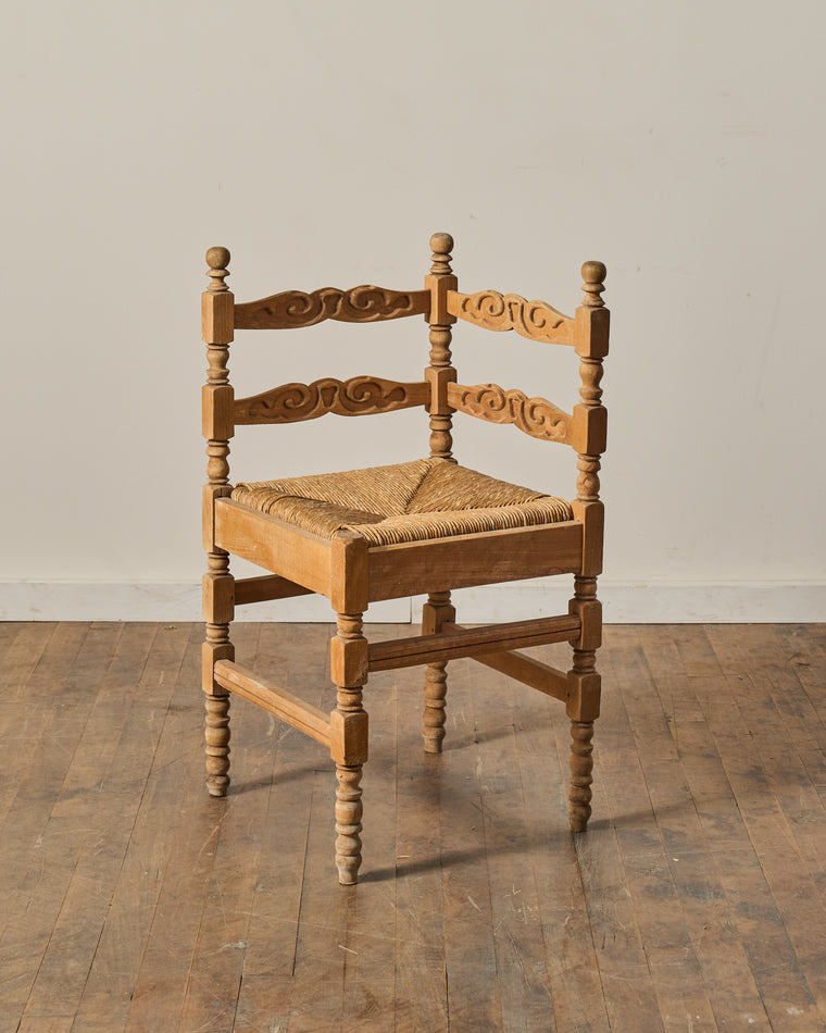 Oak Corner Chair