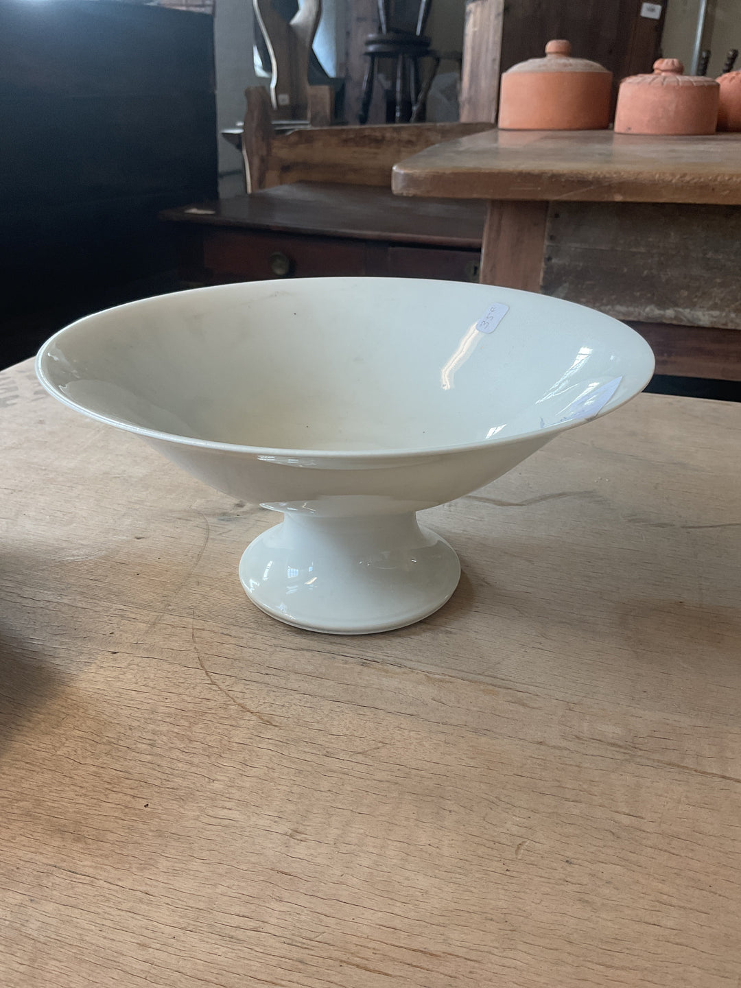 White Ceramic Fruit Plate