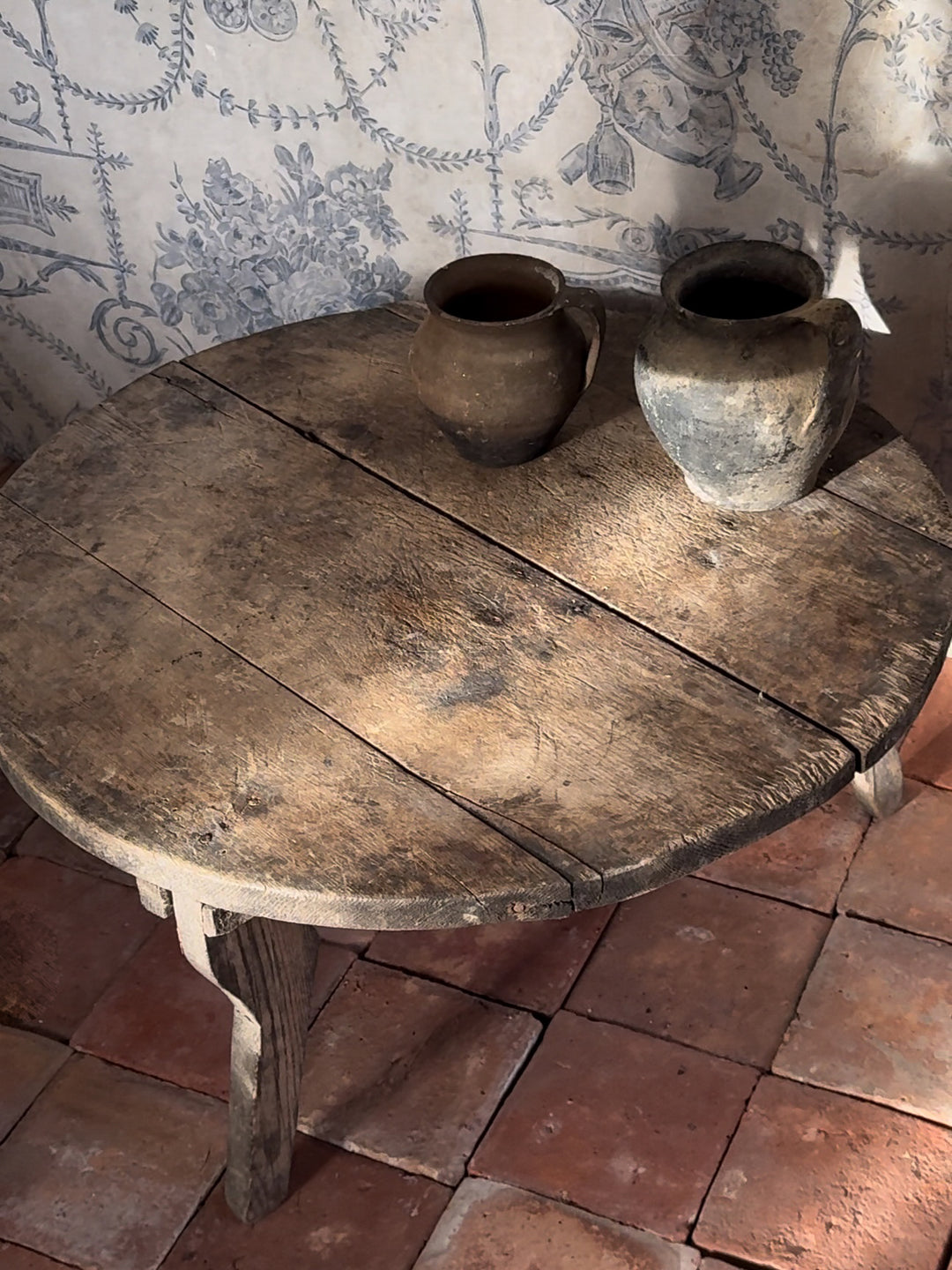 Round Romanian Farm Table
