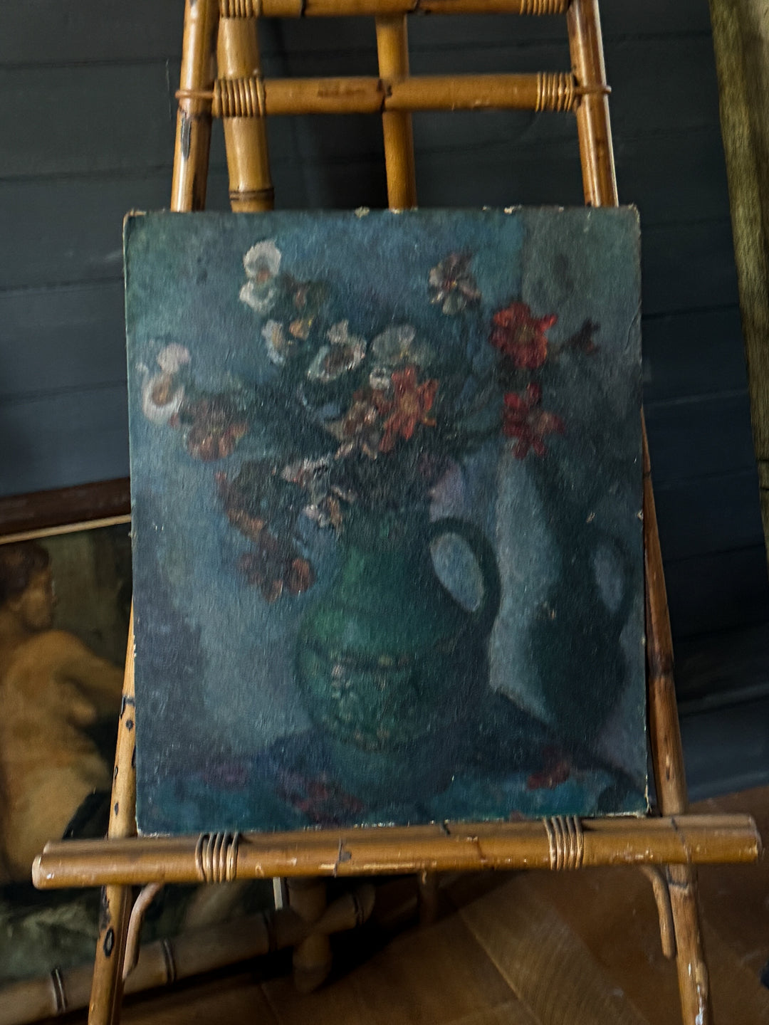 Expressionist Still Life Painting of Flowers