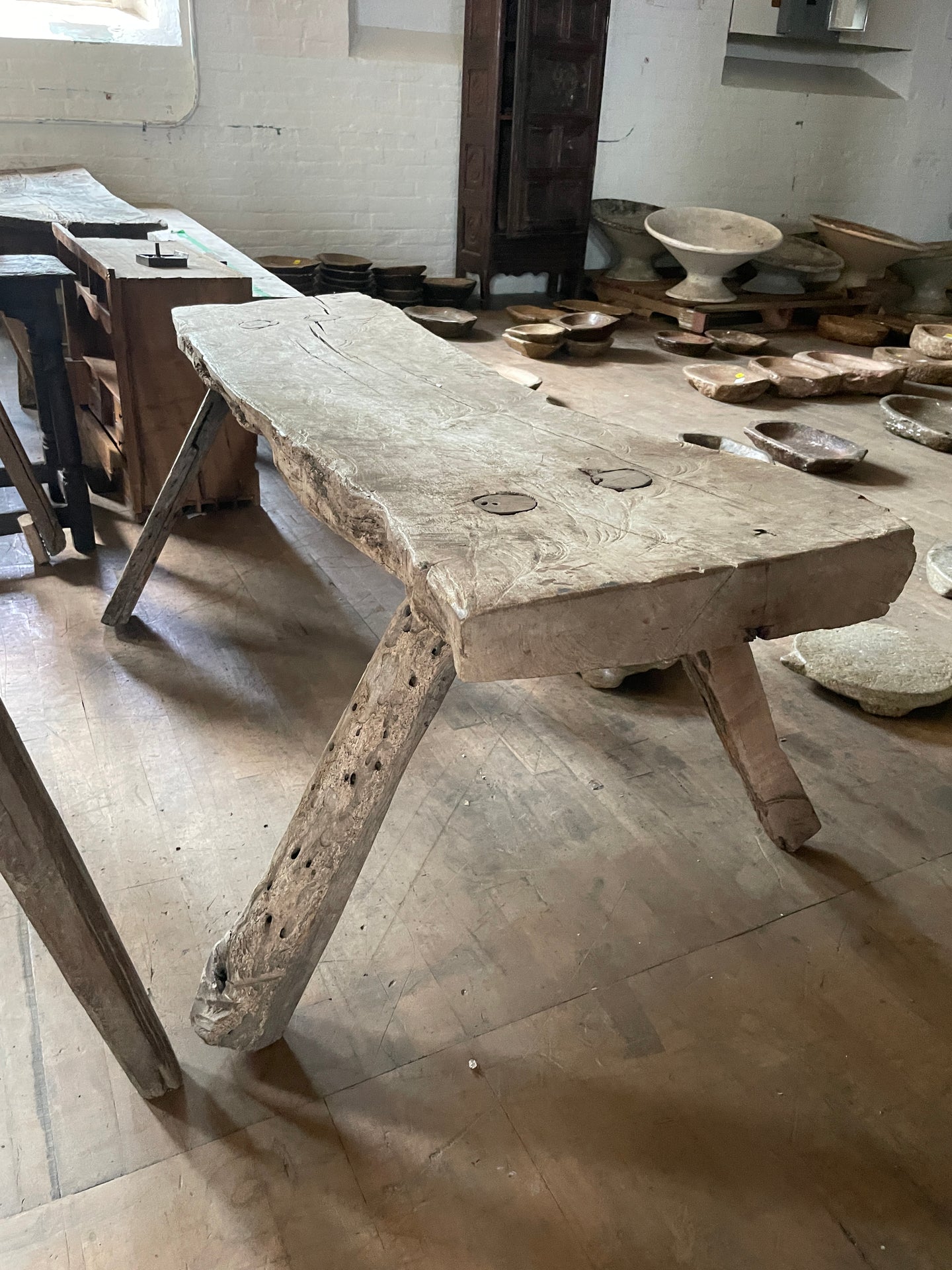 Mesquite Mexican Bench