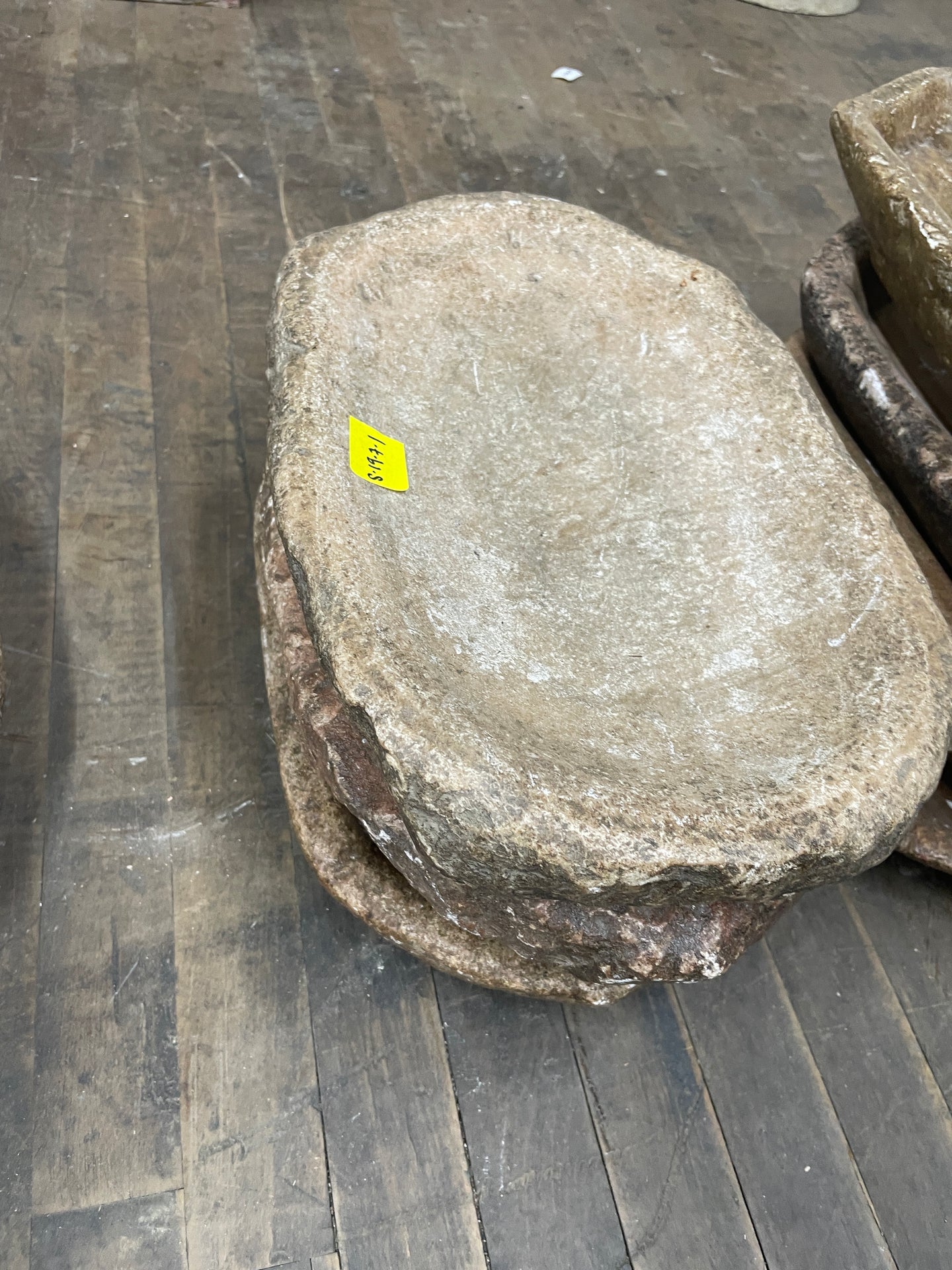 Chunky Rose Stone Kharal Bowl