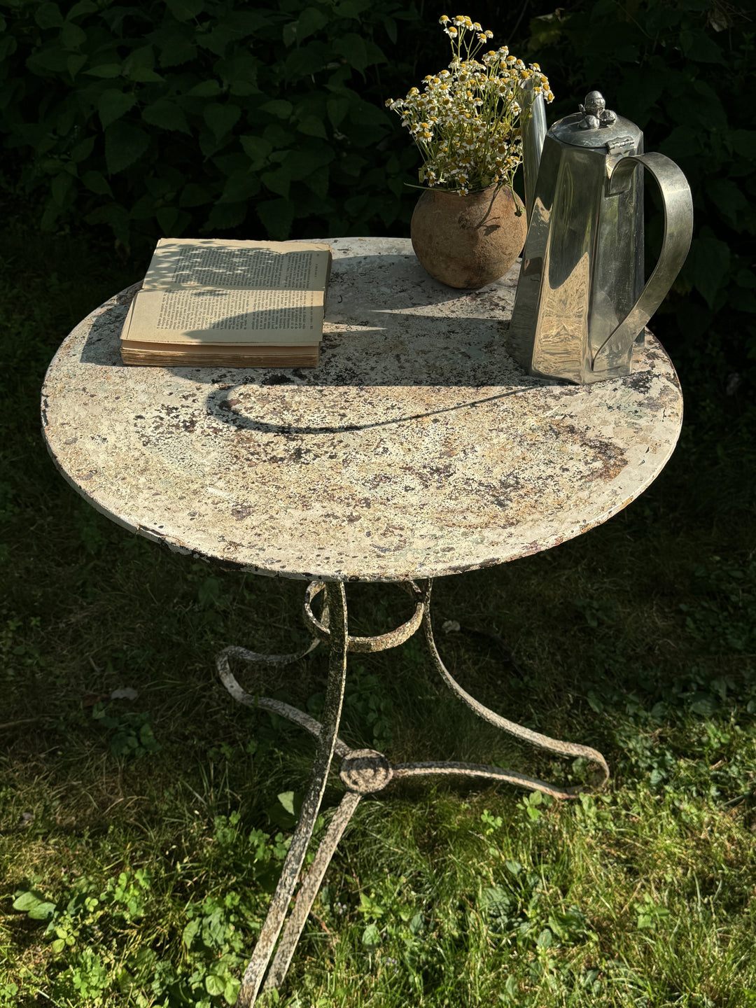 French Patina Garden Table