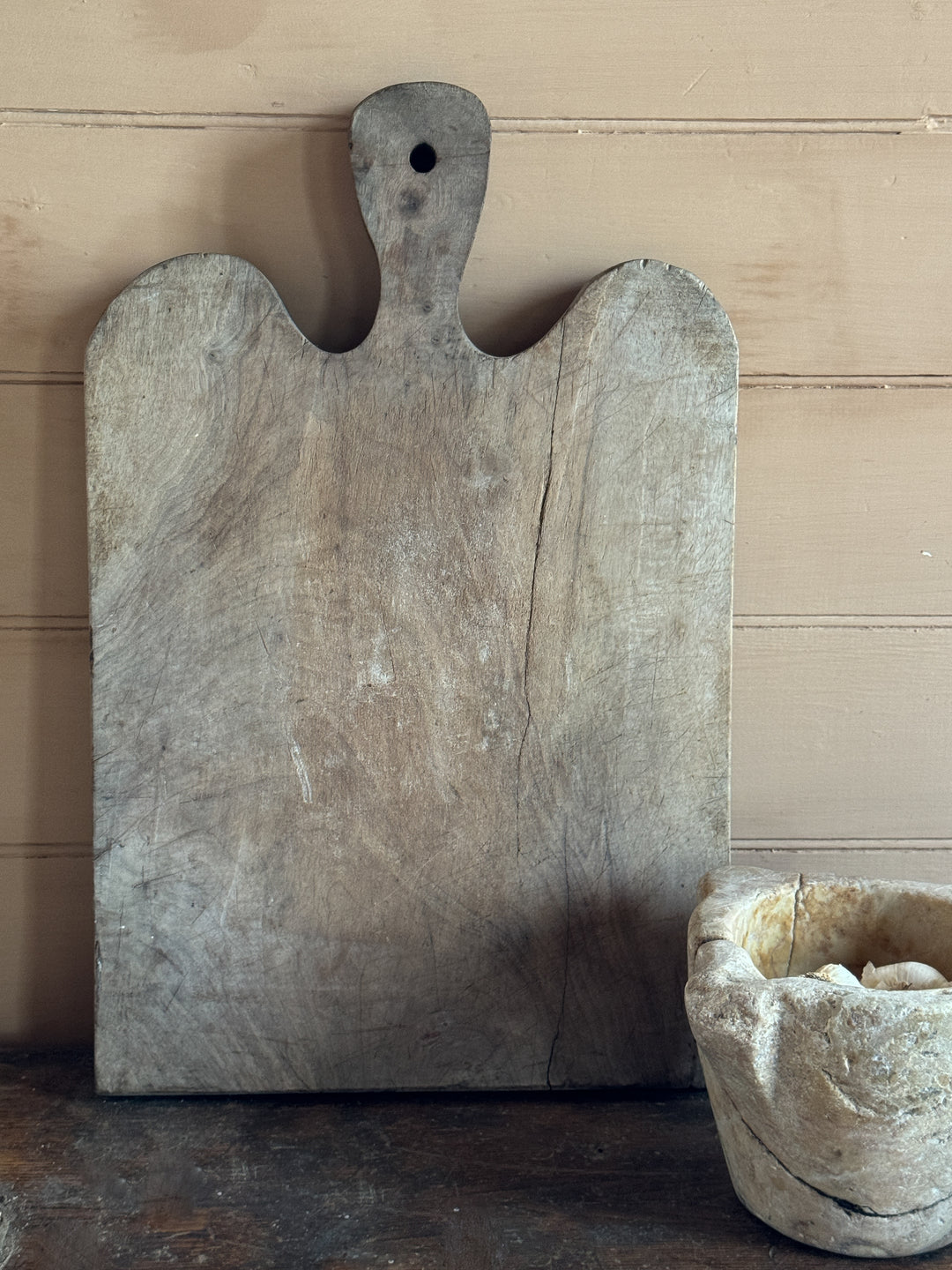 Vintage French Curvy Cutting Board