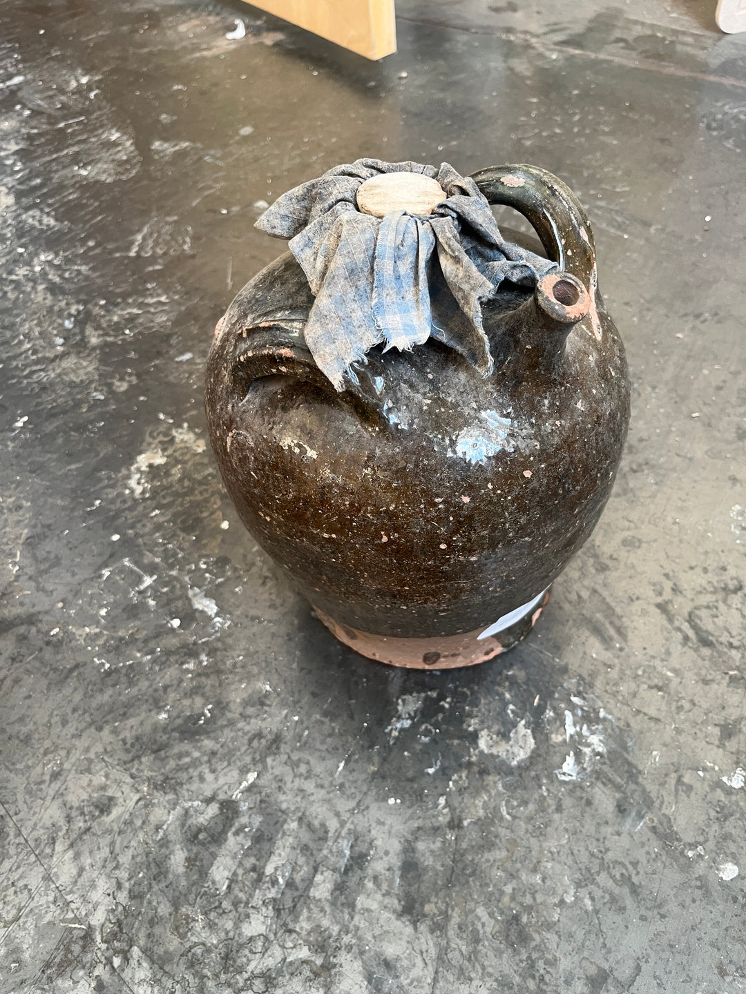 Brown Glazed Kitchen Pot