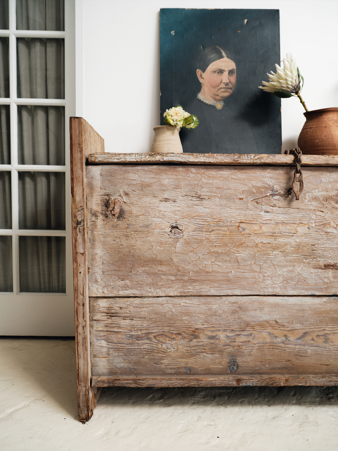 Antique Wood Sideboard