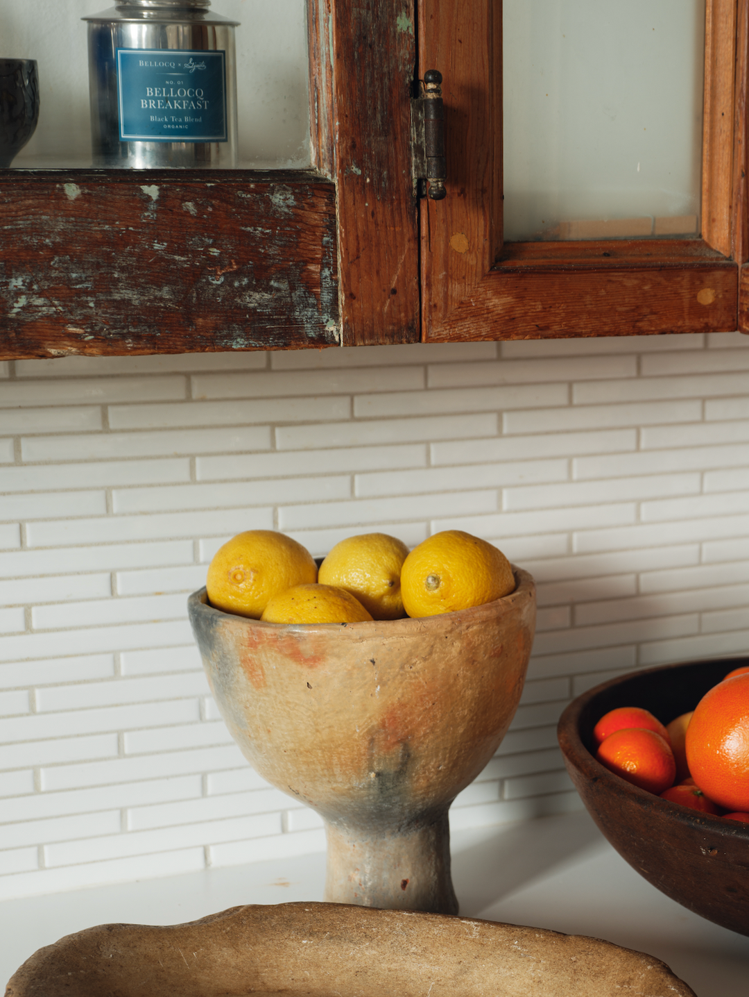 Gafsa Natural Pedestal Bowl