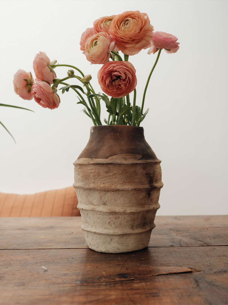 Gafsa Natural Ridged Vessel