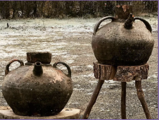 18th century Auvergne oil lamp vessels