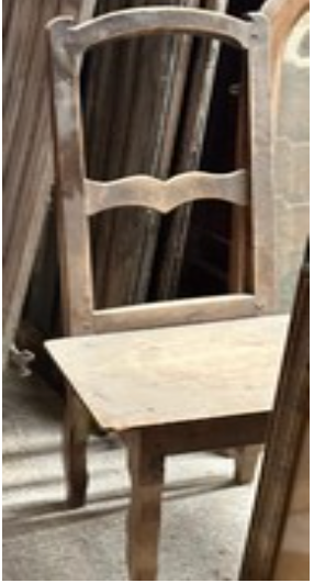 Eastern France Style Wooden Chair
