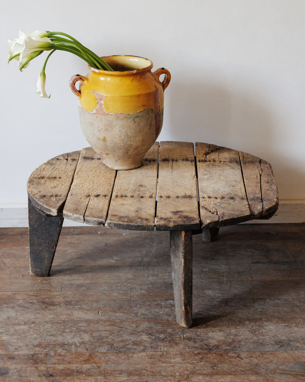 Round Romanian Farm Table - III