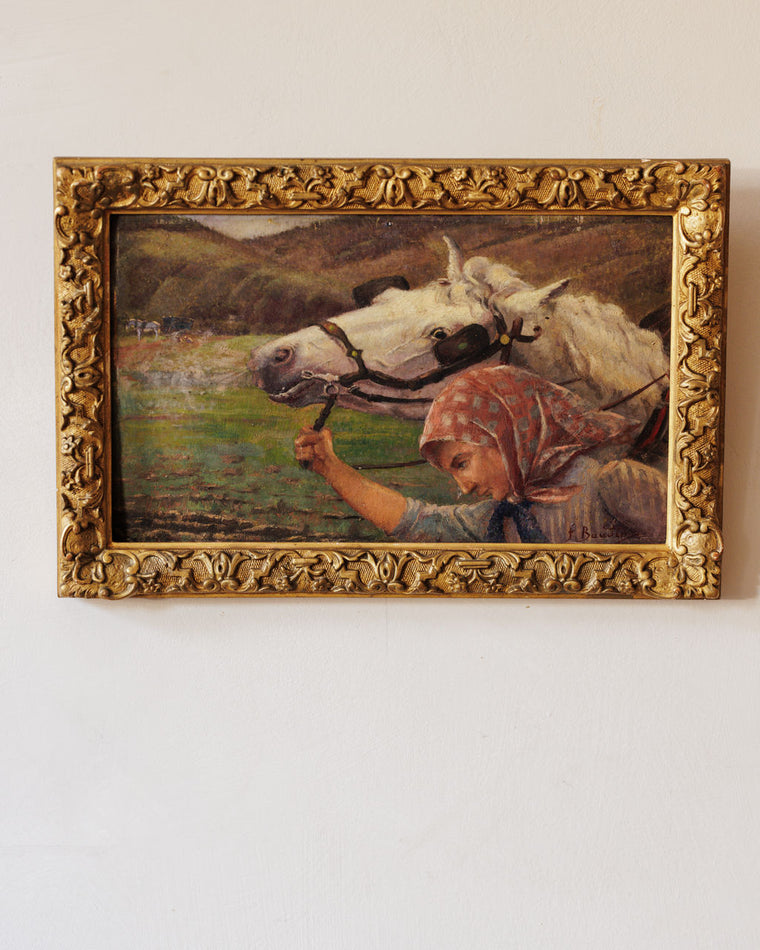 Le Cheval Oil Artwork