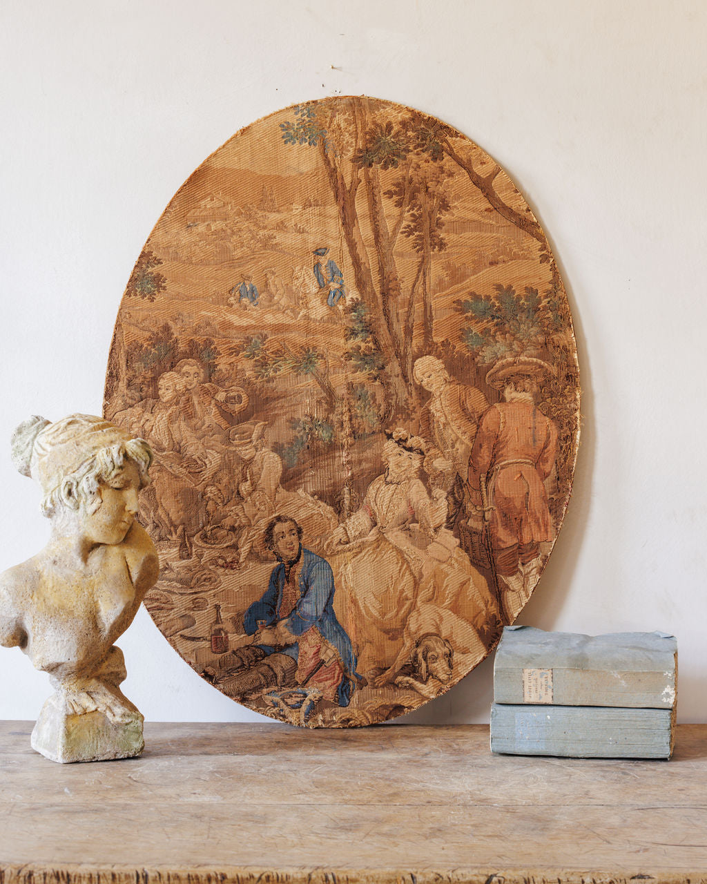 Tapestry on Wood - I