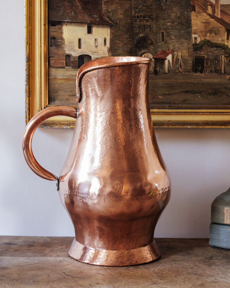 Antique Copper Pitcher