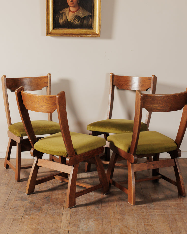 Dutch Olive Dining Chairs - Set of 4