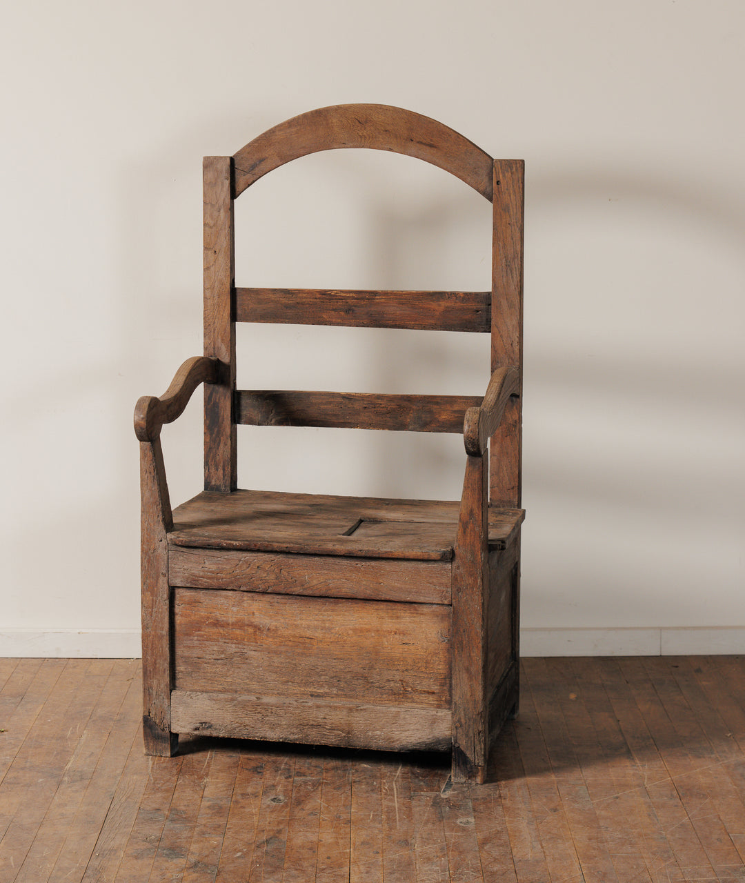 19th c. Salt Box Bench