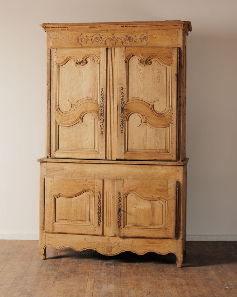 19th c. Oak Alsace Cupboard
